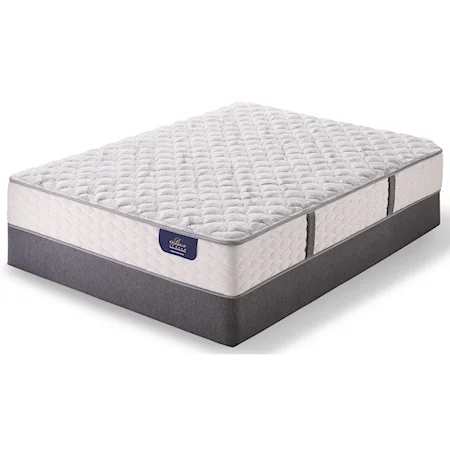 Twin Firm Pocketed Coil Mattress and Low Profile Bellagio Boxspring